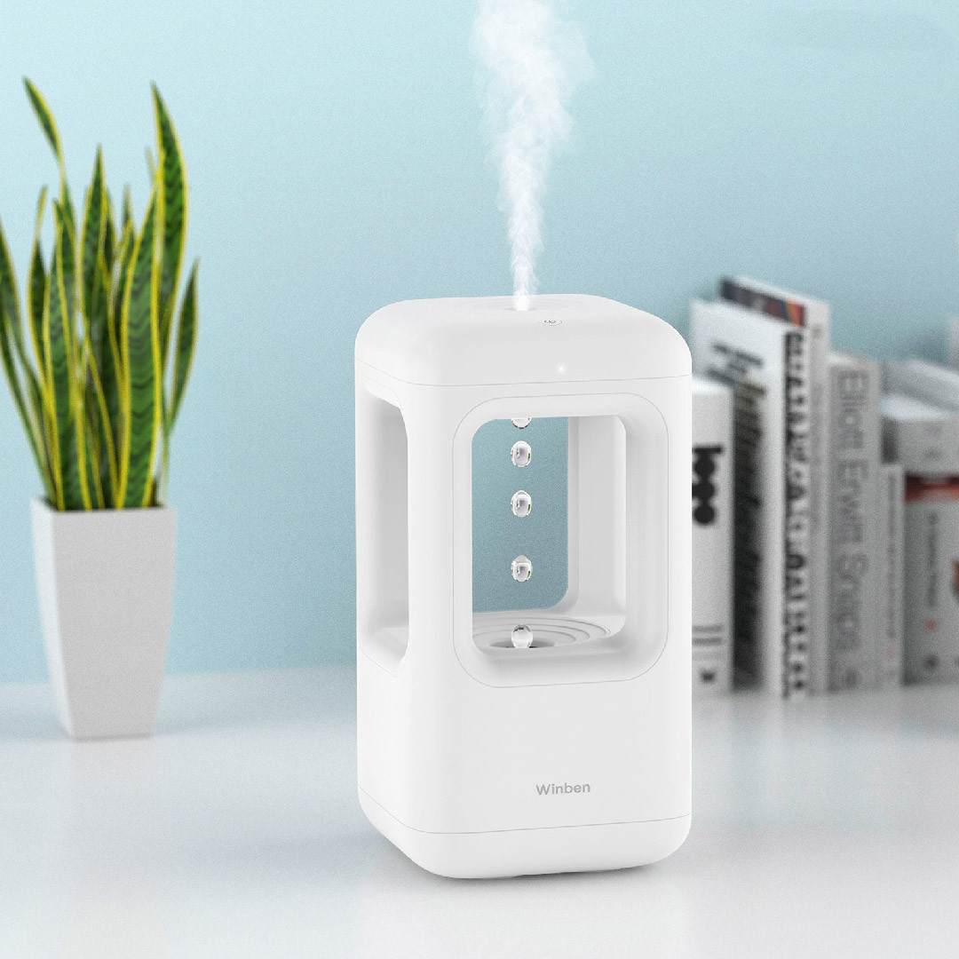 Anti-Gravity Water Drop Humidifier with Ambient Light - Image 8