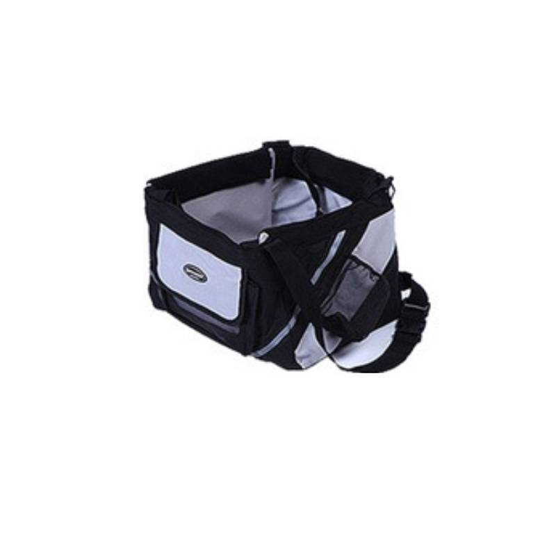 Pet Bicycle Carrier Basket - Removable Cat Dog Bike Front Bag - Image 6