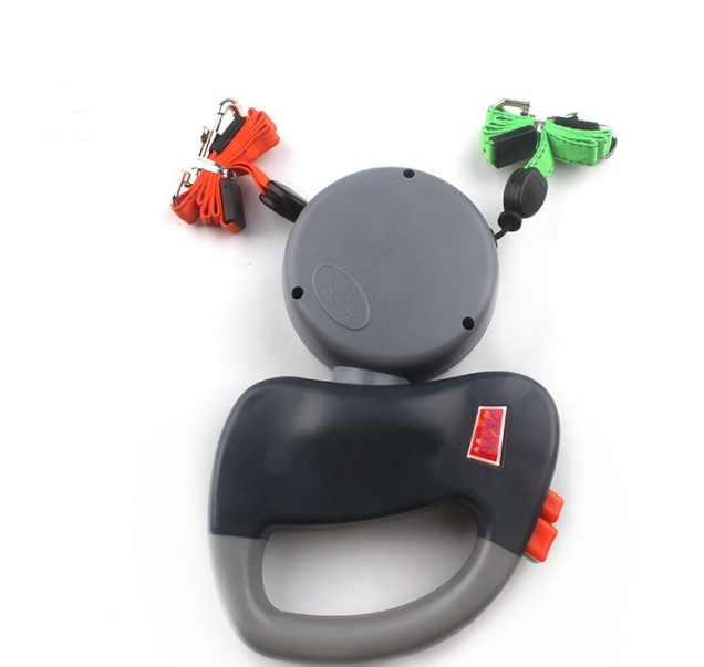 Retractable Dual Pet Dog Walking Leash - Nylon Automatic Rope - Image 7