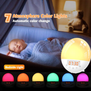 WiFi Voice Control Sunrise Wake-Up Light Alarm Clock