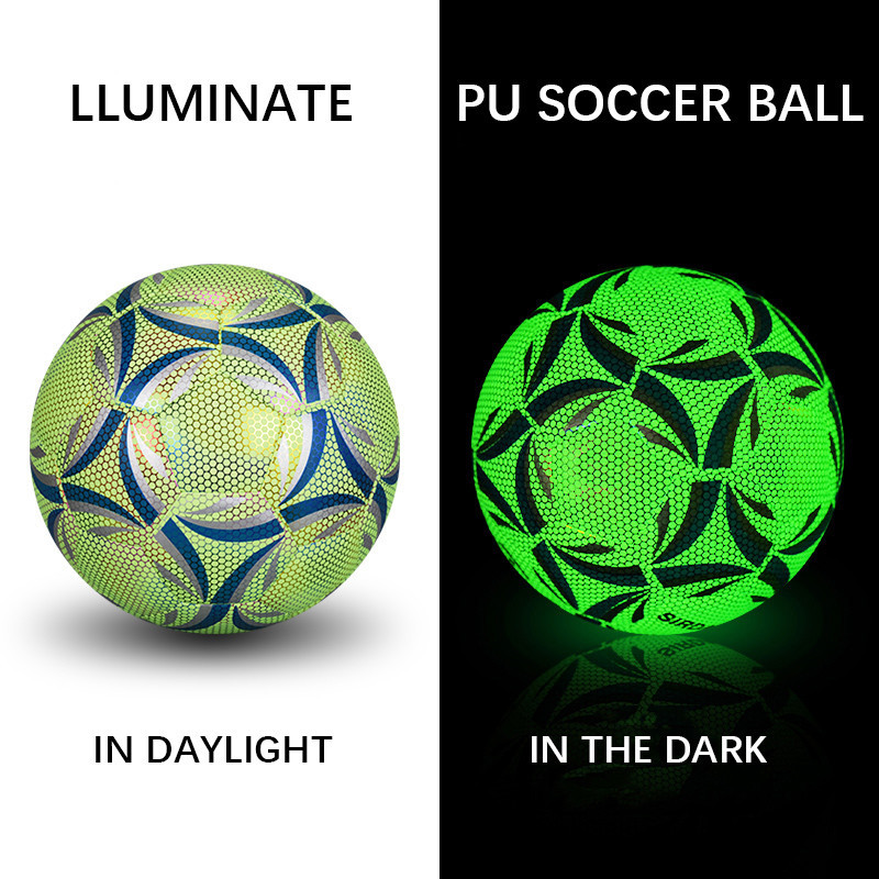 Glow in the Dark Soccer Practice Training Ball - Image 2