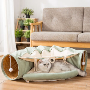 Cat Tunnel - Collapsible Washable Durable Play Tunnel