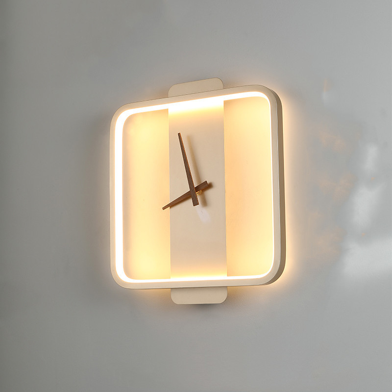 Nordic Wall Lamp - Bedside Clock Modeling Light - Image 2