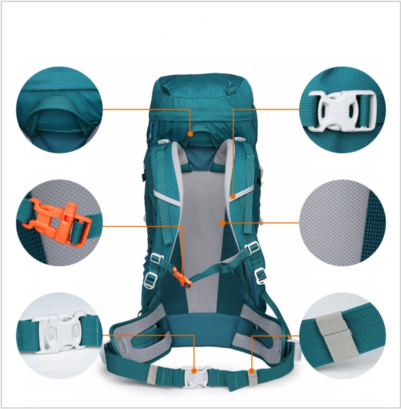 Camping Backpack Mountaineering Bag 36-55L - Image 2