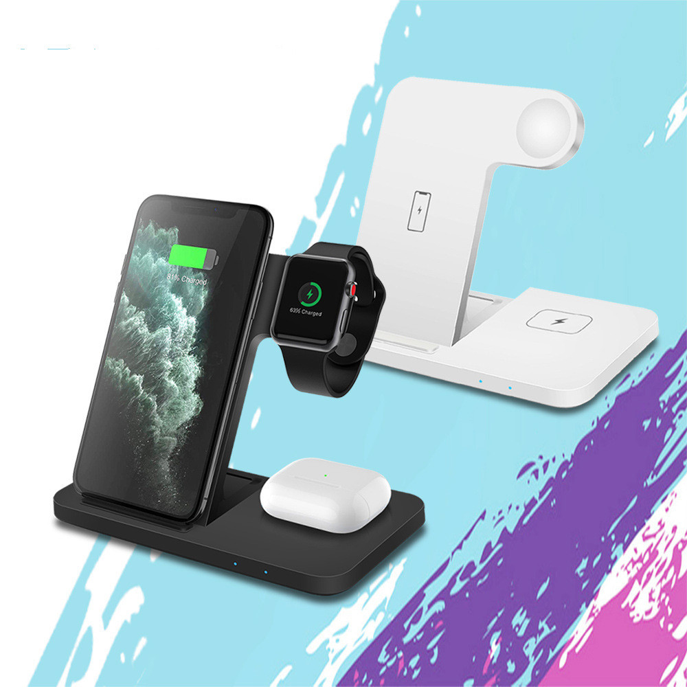 Folding 3-in-1 Wireless Charger, 15W Fast Charge - Image 3