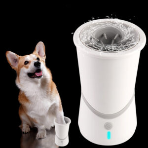 Pet Electric Foot Washer - Portable Paw Cleaner for Dogs Cats