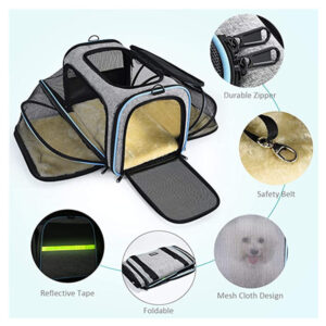 Expandable Airline Approved Cat & Dog Carrier