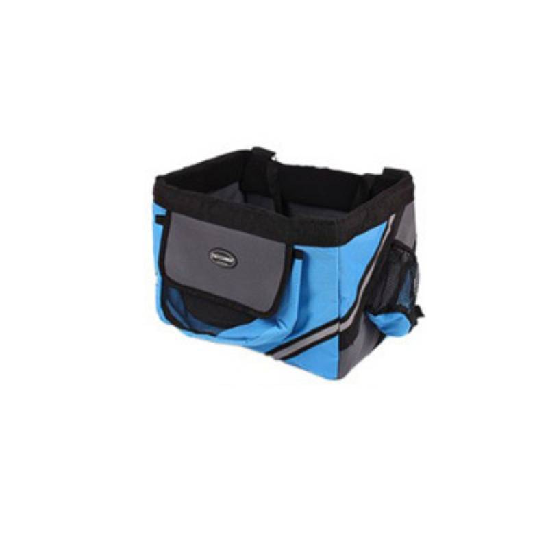 Pet Bicycle Carrier Basket - Removable Cat Dog Bike Front Bag - Image 7
