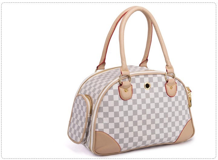Anti-Squeeze Pet Travel Bag - PU Leather Dog Cat Carrier - Image 7
