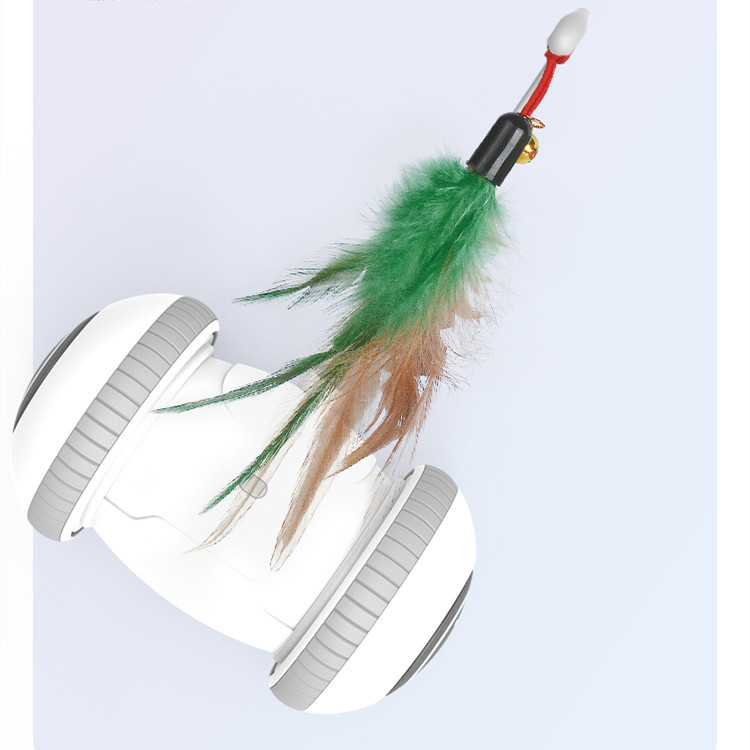 Interactive Cat Toy Robot with Interchangeable Feather Heads - Image 6