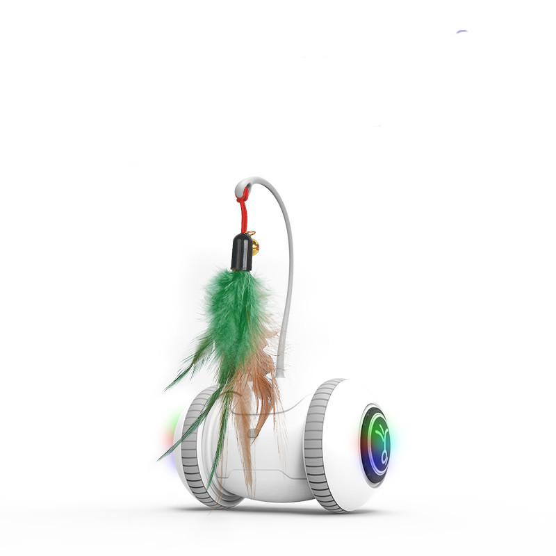 Interactive Cat Toy Robot with Interchangeable Feather Heads - Image 7