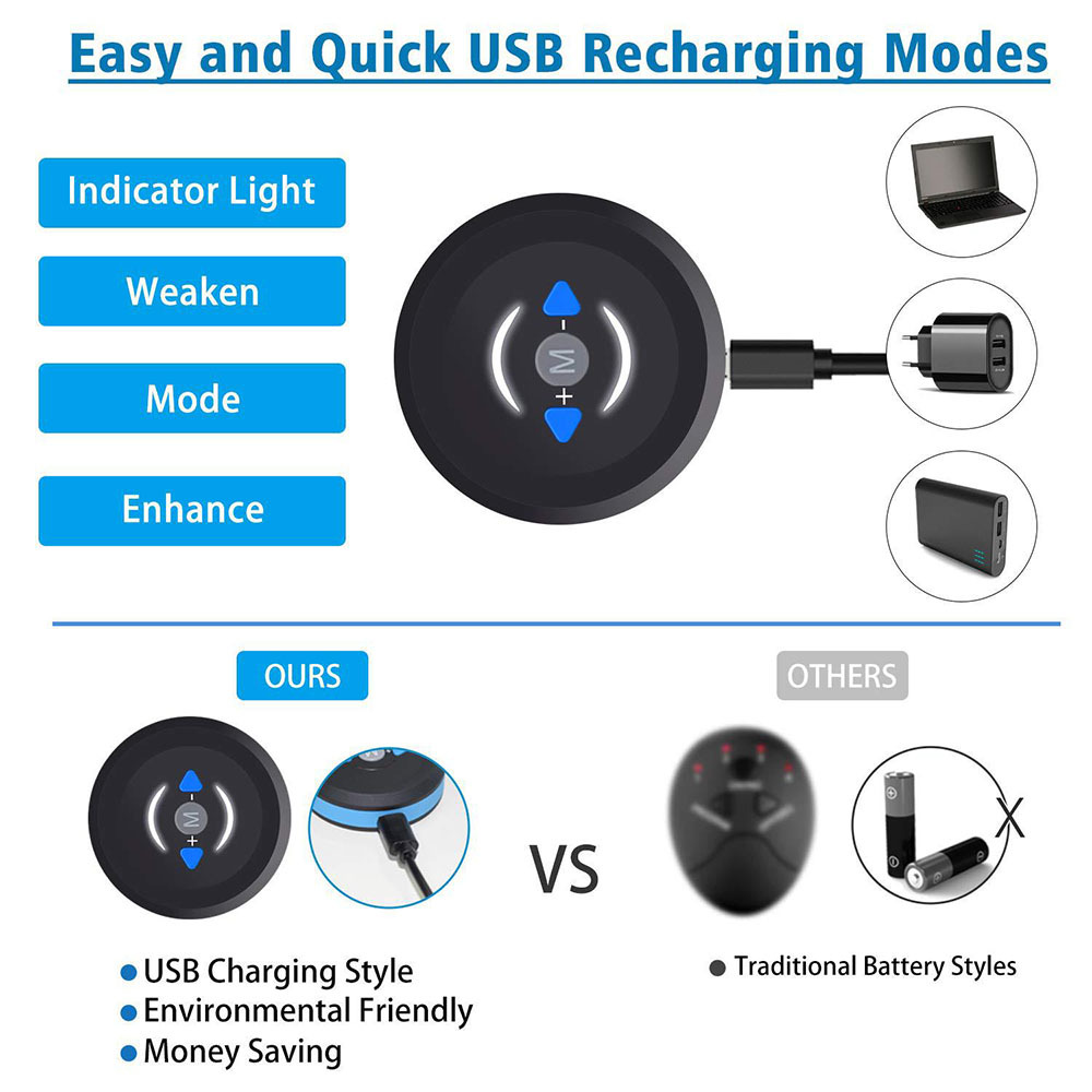 USB Rechargeable EMS Abs Trainer for Muscle Toning - Image 5