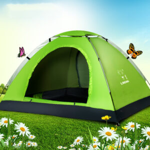 Lightweight Single-Layer Camping Tent for 3-4 People