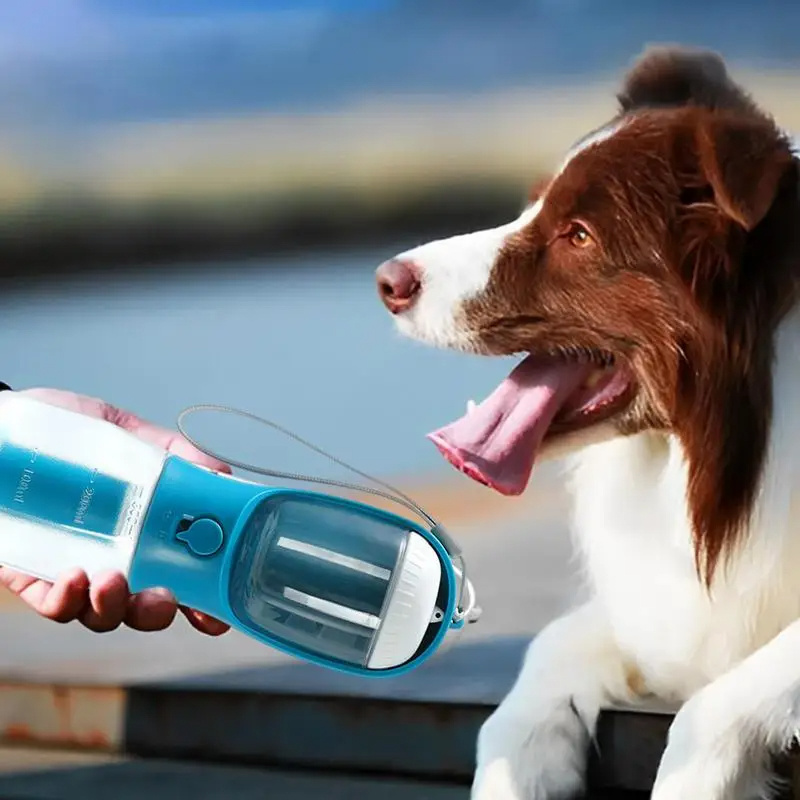 3-in-1 Dog Water Bottle – Food & Waste Bag Holder - Image 7