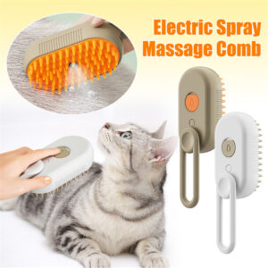 3-in-1 Pet Grooming Brush – Mist Spray & Deshedding