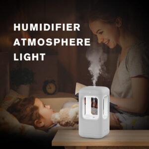 Anti-Gravity Water Drop Humidifier with Ambient Light