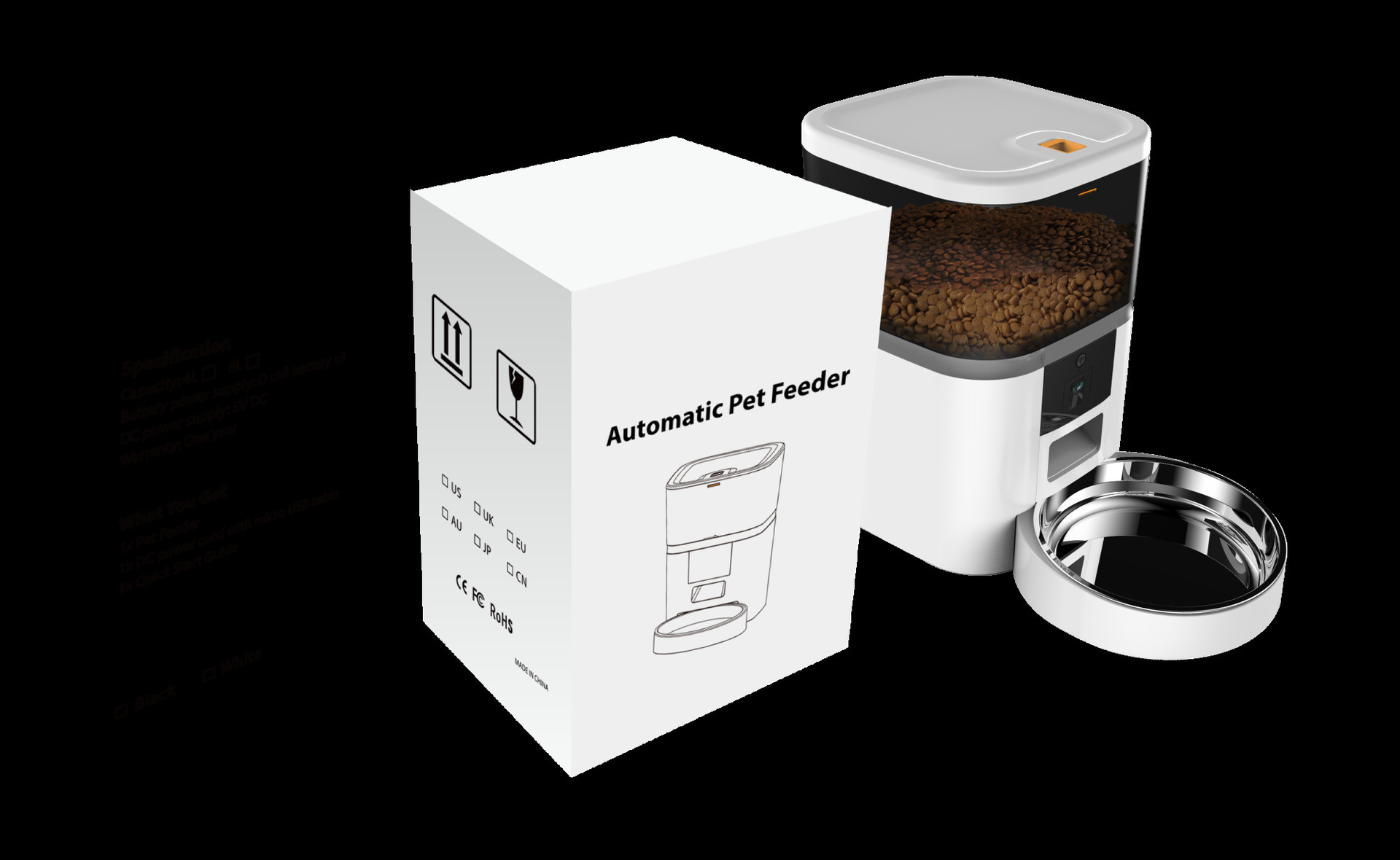 Video Camera Pet Feeder with Adjustable Performance for Dogs Cats - Image 6