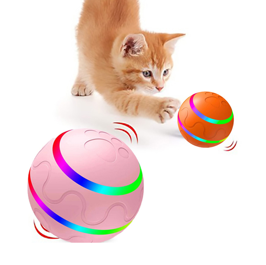 Smart Rolling Cat Ball – Auto Rotating Toy with Remote - Image 8