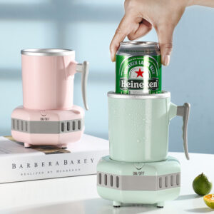 Mini Ice Cooling Cup, Quick-Cooling Aluminum Cup for Home and Office