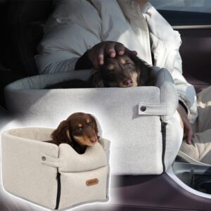 Dog Car Seat Bed Carrier for Small Dogs & Cats