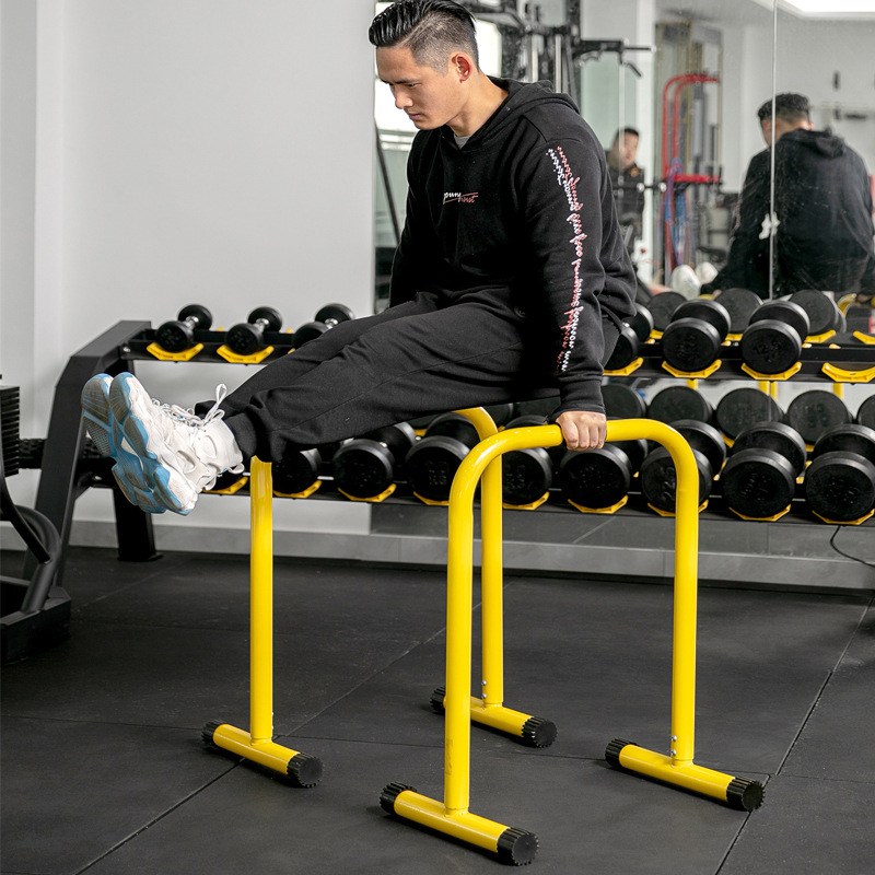 Movable Single Parallel Bars for Gym Training