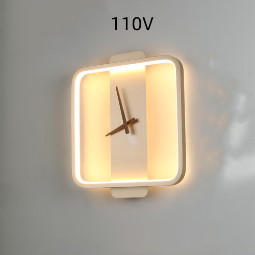 Nordic Wall Lamp - Bedside Clock Modeling Light - Image 9