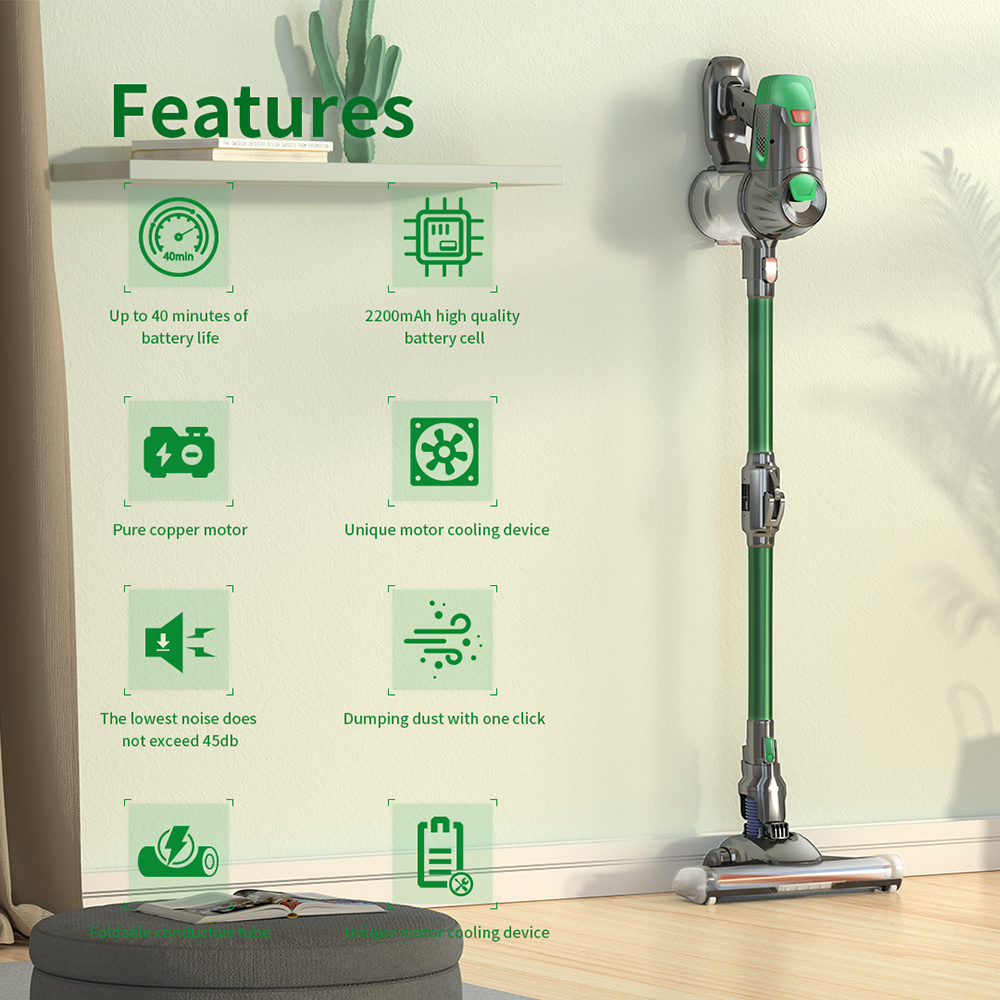 Handheld Wireless Vacuum Cleaner with Foldable Tube - Image 6