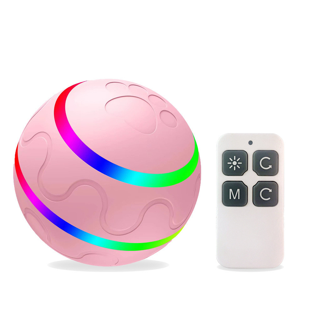 Smart Rolling Cat Ball – Auto Rotating Toy with Remote - Image 3