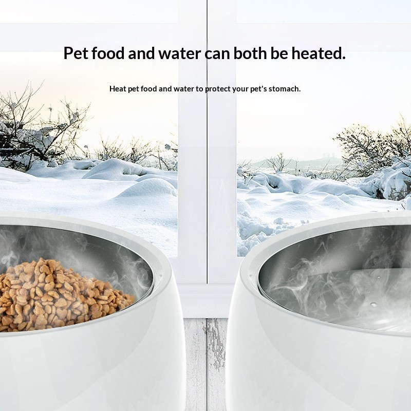 Smart Heated Pet Bowl, Food-Grade Stainless Steel for Dogs and Cats - Image 3