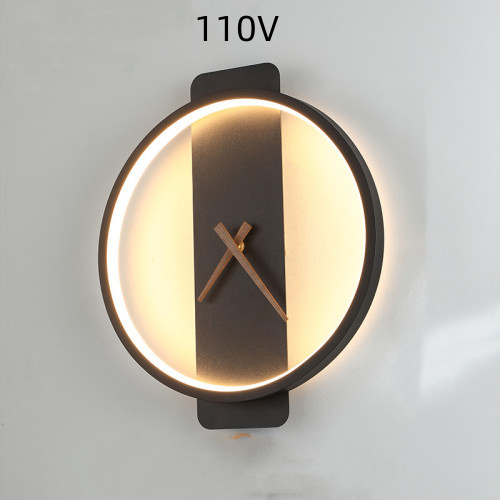 Nordic Wall Lamp - Bedside Clock Modeling Light - Image 7